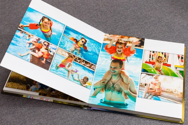 Photobook Album Deck Table Travel Photos Stock Photo by ©sinenkiy 404229930